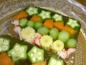初めてでもきれいにできた!野菜のテリーヌ