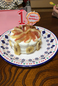 ♡離乳食 1歳のバースデーケーキ♡