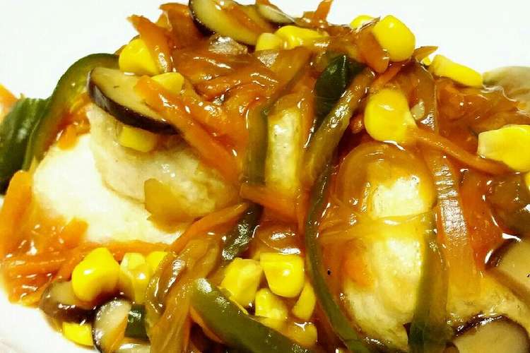 野菜あんかけの揚げ出し豆腐 レシピ・作り方 By P-P 【クックパッド】 簡単おいしいみんなのレシピが362万品