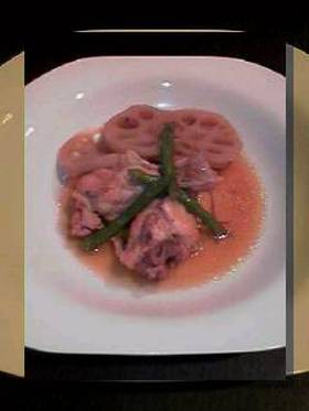 鶏手羽とれんこんのあっさり煮