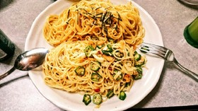 二種類の創作パスタ