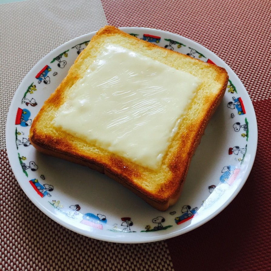 簡単スイートチーズトーストの画像