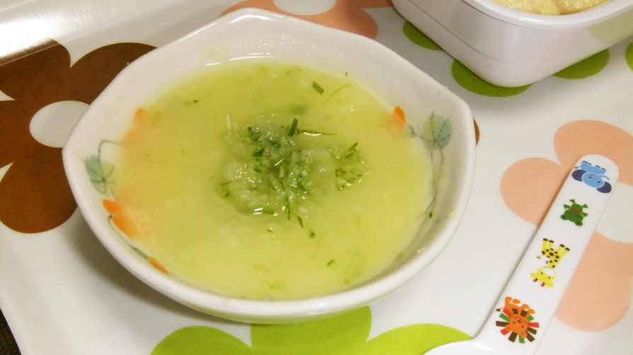 離乳食：ダブルポテトスープの画像