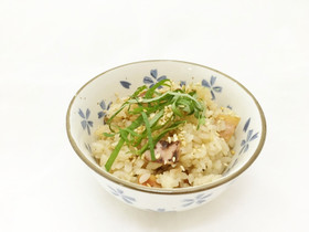 昆布水とポン酢で絶品いか(するめ)ご飯