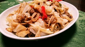 簡単屋台の味!焼きうどんソース味