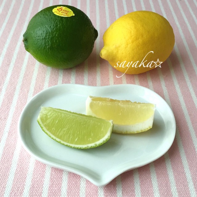 店長直伝 ライムやレモンはこう切るべし レシピ 作り方 By さやねぇ クックパッド 簡単おいしいみんなのレシピが356万品