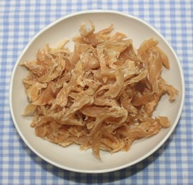 筋肉増量蛋白質☆食品乾燥機でドライササミ