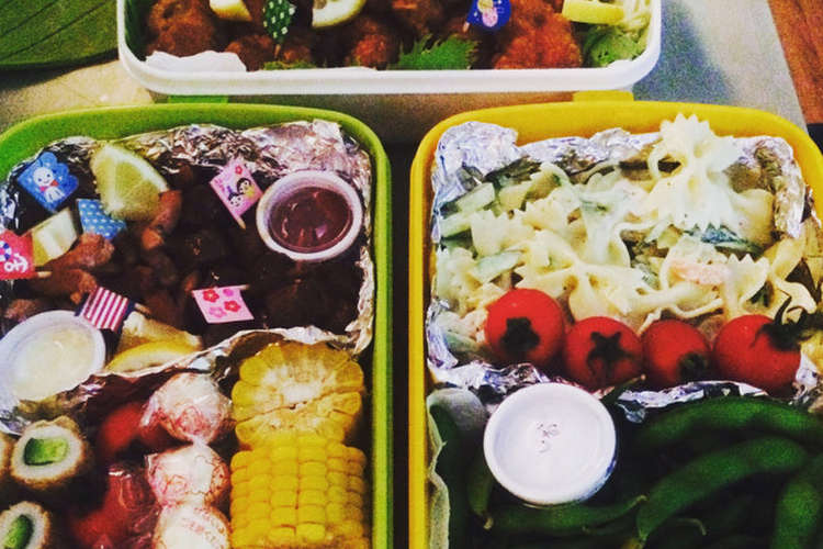 15年8月ピクニックお弁当 覚書 レシピ 作り方 By こべてつ クックパッド