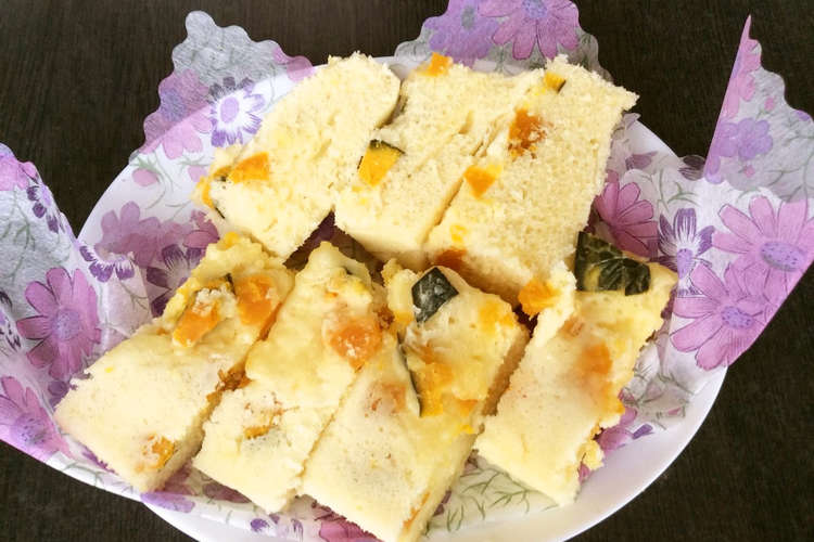 南瓜の煮物とhmでしっとりチン蒸しパン レシピ 作り方 By ティーダ7 クックパッド 簡単おいしいみんなのレシピが357万品
