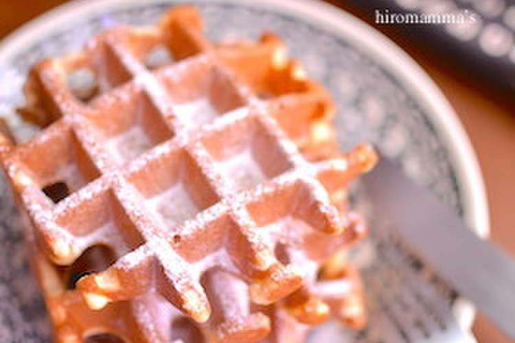 アメリカンワッフル レシピ 作り方 By Hiroマンマ クックパッド 簡単おいしいみんなのレシピが376万品