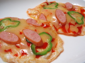 超カンタン☆目玉焼きピザ