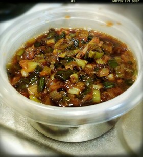 ねぎ大量消費に☆焦がしネギ醤油