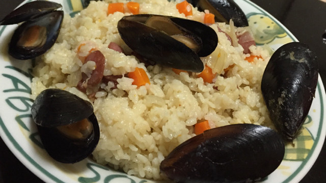 ムール貝の簡単ピラフ レシピ 作り方 By てにふるしぇりぼい クックパッド 簡単おいしいみんなのレシピが354万品