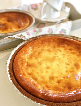 材料たったの三つで簡単☆濃厚チーズケーキ