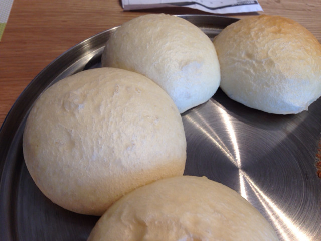 三菱IHディッシュパンでパン、夜仕込みの画像