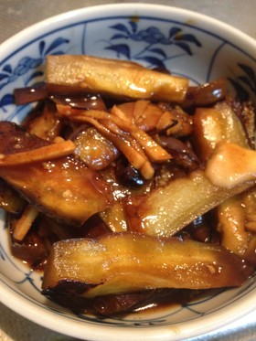 茄子のウスターソース漬け