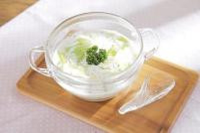 【夏野菜】レタスのクールミルクスープの写真