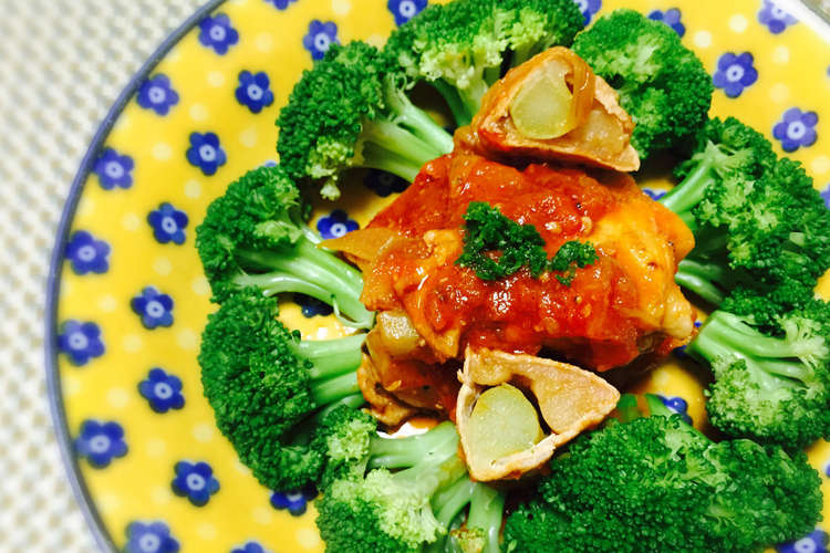 ブロッコリーとりんごの肉巻きトマト煮込み レシピ 作り方 By 大地を守る会 クックパッド 簡単おいしいみんなのレシピが359万品