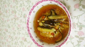 ラーメンアレンジ!辛いナスラーメン