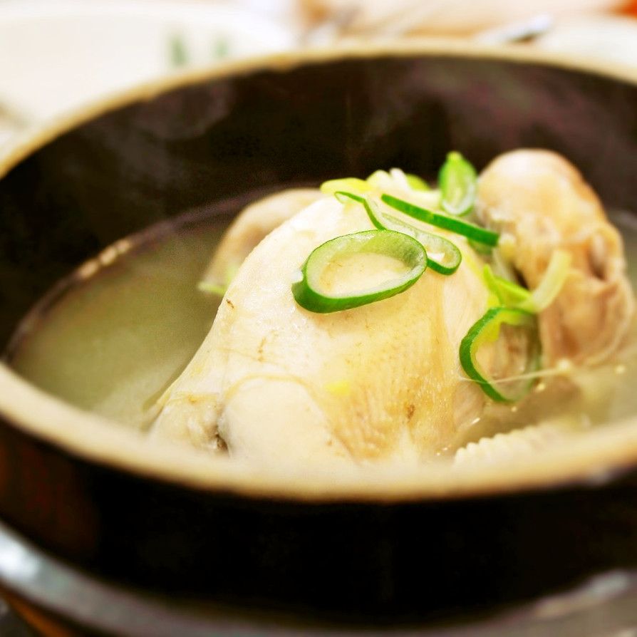 鶏味塩 de 参鶏湯（サムゲタン）の画像