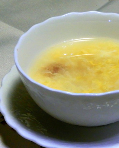 ホタテ缶で簡単中華コーンスープの写真