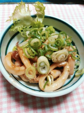 ヤリイカの簡単オイマヨ炒め★お弁当にも
