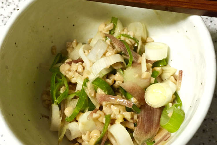 簡単おかず 納豆 ネギ ミョウガ レシピ 作り方 By トンプソンズ クックパッド 簡単おいしいみんなのレシピが354万品