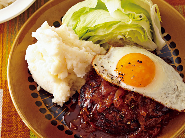 和風オニオンソースのハンバーグ