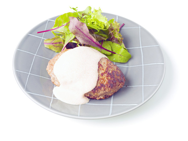 明太マヨソース ハンバーグ