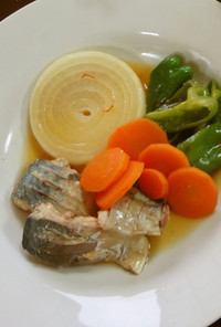 鮭と野菜の甘酢炒め