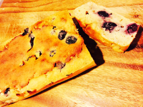 低糖質ブルーベリーパウンドケーキ