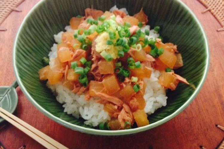 大根とツナのコロコロ丼 １５分で作れる レシピ 作り方 By Shimapool クックパッド