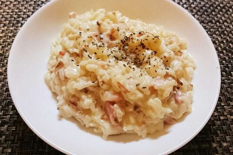ポルチーニ風味簡単チーズリゾット レシピ 作り方 By あいぎずもん クックパッド