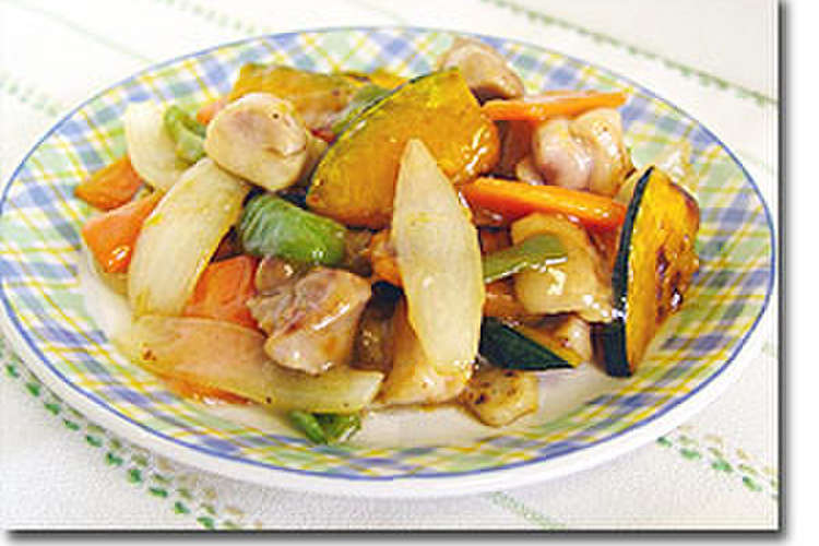 めんつゆで簡単 鶏肉と野菜の甘酢あん レシピ 作り方 By マルトモ クックパッド 簡単おいしいみんなのレシピが376万品