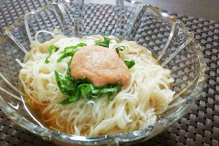 ランチに簡単 たらこでそうめんアレンジ レシピ 作り方 By そらまめママん クックパッド