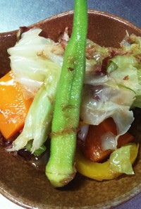 ひんやり♪今が旬の夏野菜4色彩のおひたし