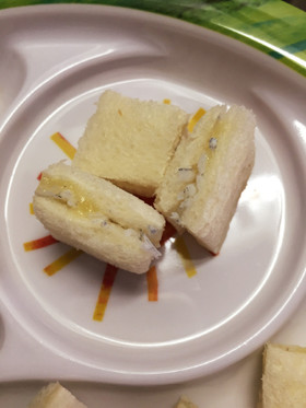 手づかみ離乳食☆サンドイッチ