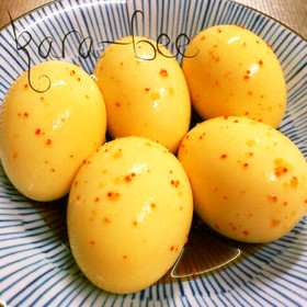 ウマい!ピリ辛ニンニクめんつゆ味玉