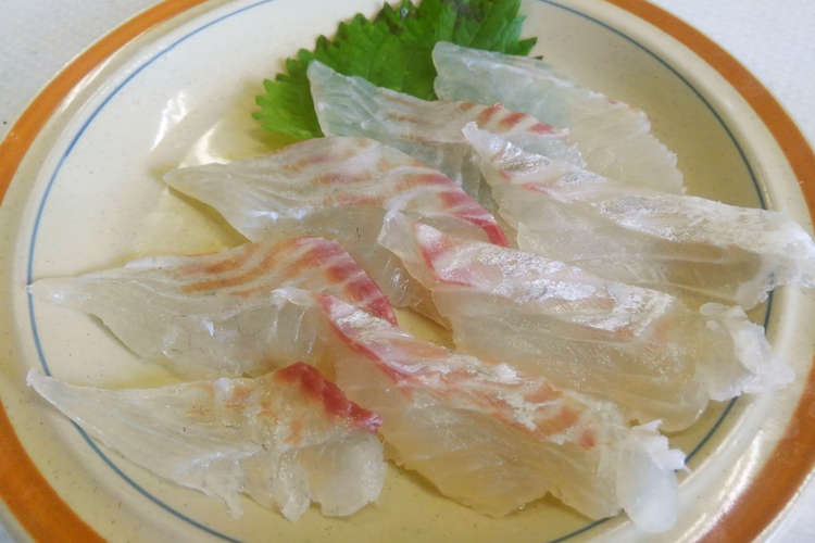 ヘダイの刺身 レシピ 作り方 By 明石浦漁業協同組合 クックパッド 簡単おいしいみんなのレシピが366万品