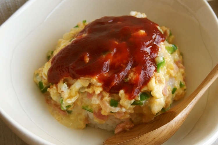 オムライス気分 チーズオムレツ丼 レシピ 作り方 By ｂｅｒｒｙ クックパッド 簡単おいしいみんなのレシピが360万品