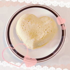 糖質制限☆レンジでプロテイン蒸しパン!