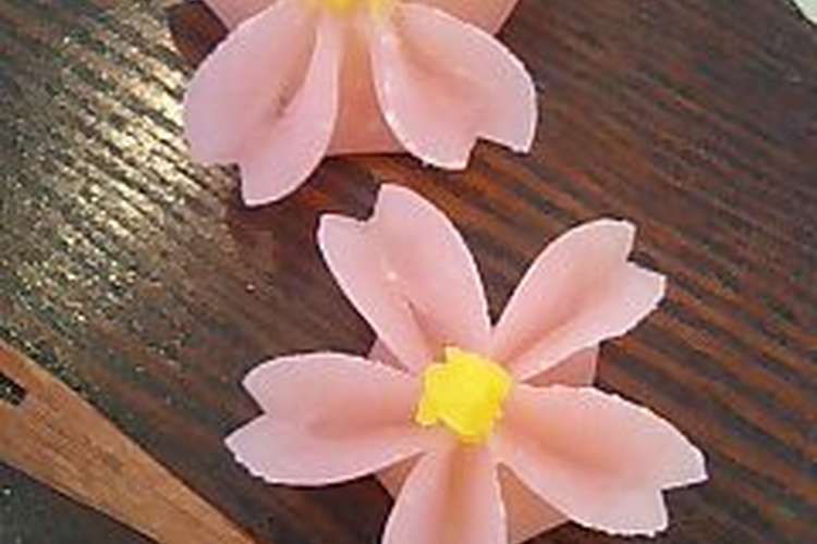 春の上生菓子 さくら レシピ 作り方 By しろぴよ クックパッド 簡単おいしいみんなのレシピが353万品