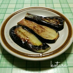 母が焼いてくれた美味しい焼きなす❤