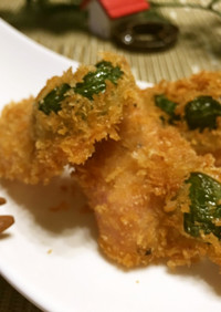 魚肉ソーセージ✿黒胡椒フライ