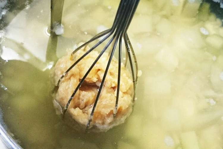 ズボラさんへ味噌汁の味噌の溶き方 レシピ 作り方 By ﾘーﾏﾛ クックパッド 簡単おいしいみんなのレシピが353万品