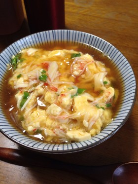 絹豆腐入り天津飯