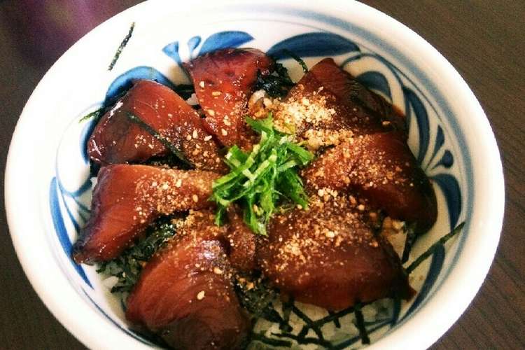簡単 カツオの漬け丼 レシピ 作り方 By おれんち厨房 クックパッド 簡単おいしいみんなのレシピが353万品