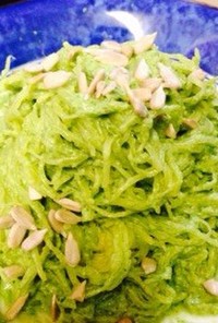 生野菜でジェノベーゼソース風#ローフード