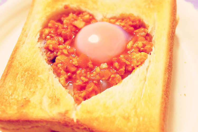 おしゃれ くり抜きトースト レシピ 作り方 By Showcookpd クックパッド 簡単おいしいみんなのレシピが371万品