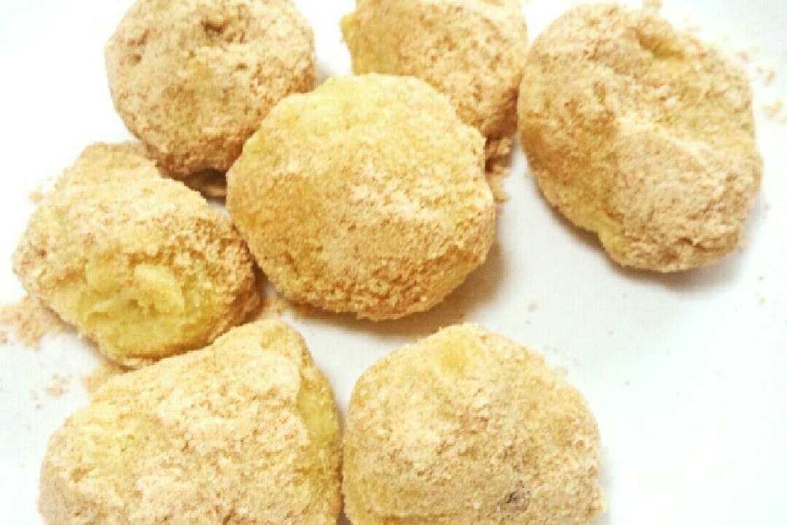 きなことさつまいものチョー簡単おやつ レシピ 作り方 By よしざわ雪だるま クックパッド 簡単おいしいみんなのレシピが379万品